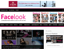 Tablet Screenshot of facelookmag.com